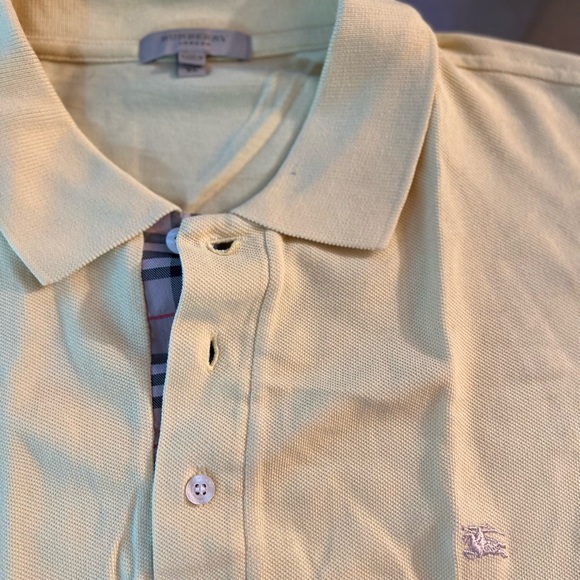 Burberry Polo Mellow Yellow Size XL - Picture 2 of 4